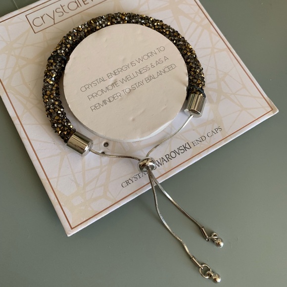 NWT! Crystal Energy Swaroski Bangle - Picture 1 of 3